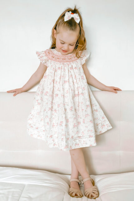 Eden Hand-Smocked Girls Dress