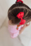 Red Grosgrain Bow Hair Clip