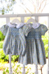 Blue Floral Ditsy Hand Smocked