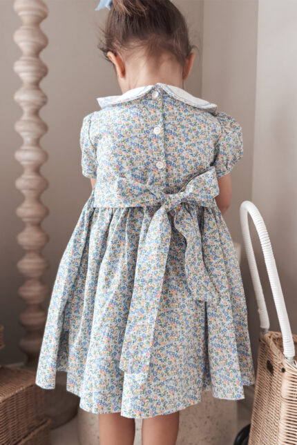 Blue Floral Ditsy Dress