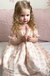 Peach Rose Hand Smocked Dress